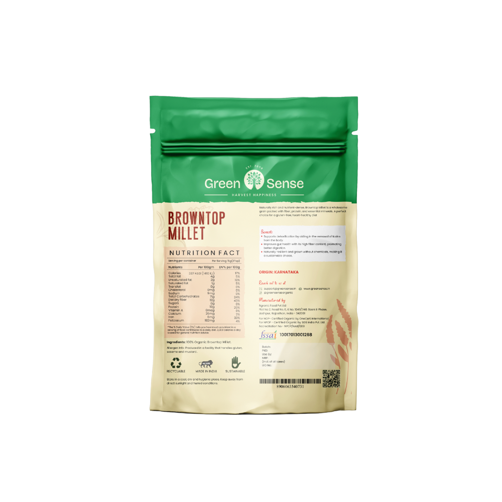 Browntop Millet