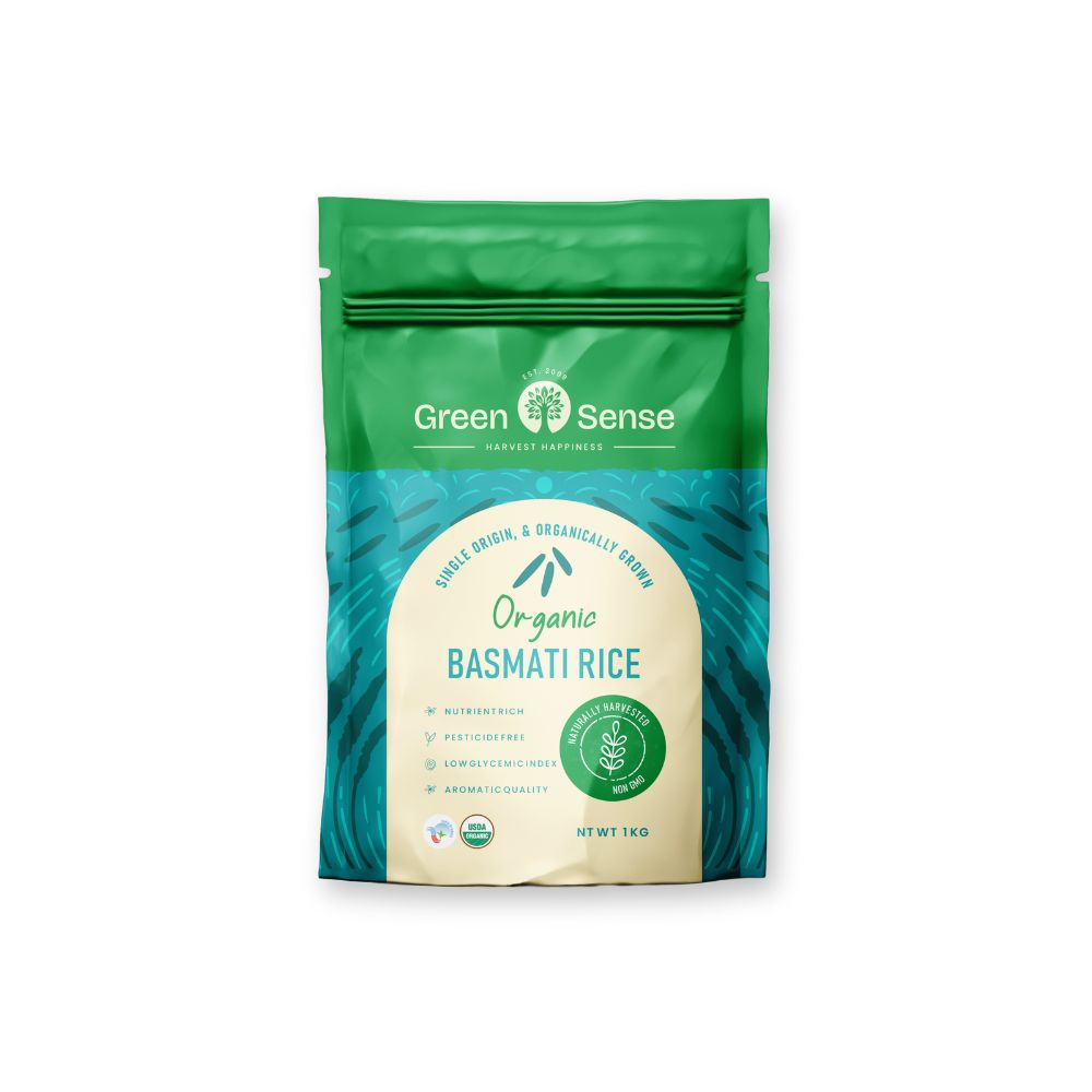Organic White Basmati Rice 1 Kg – Long Grain Aromatic Rice | Aged Basm ...