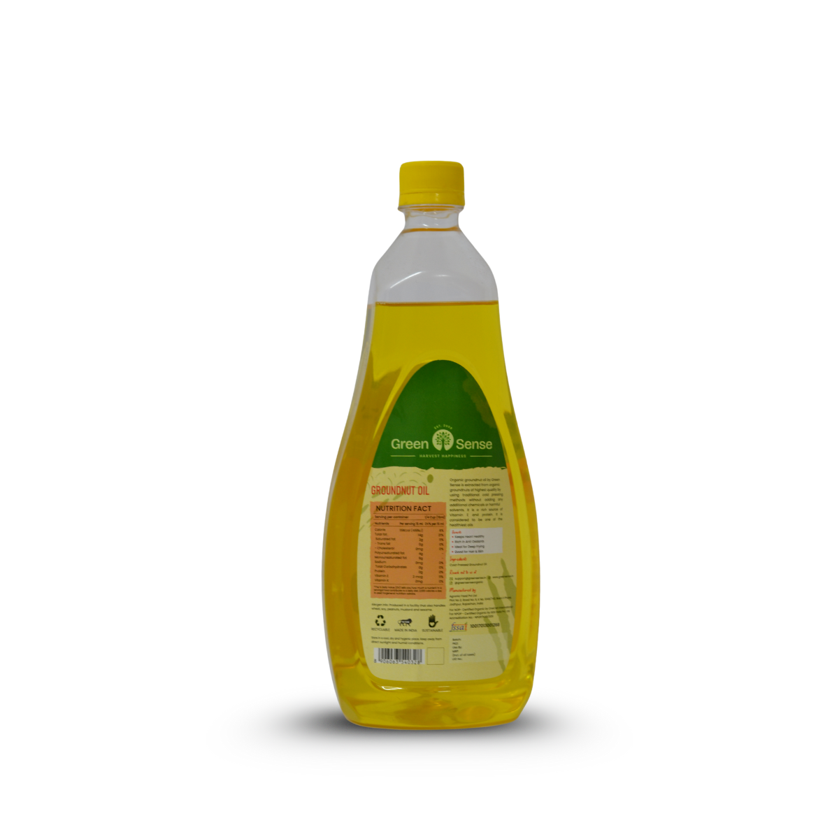 Green Sense Organic Groundnut Oil