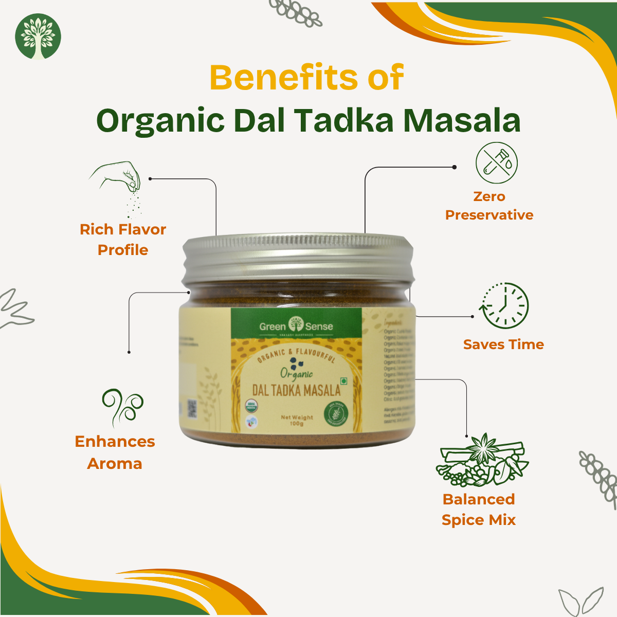 Organic Dal Tadka Masala