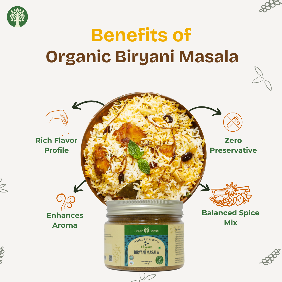 Organic Biryani Masala