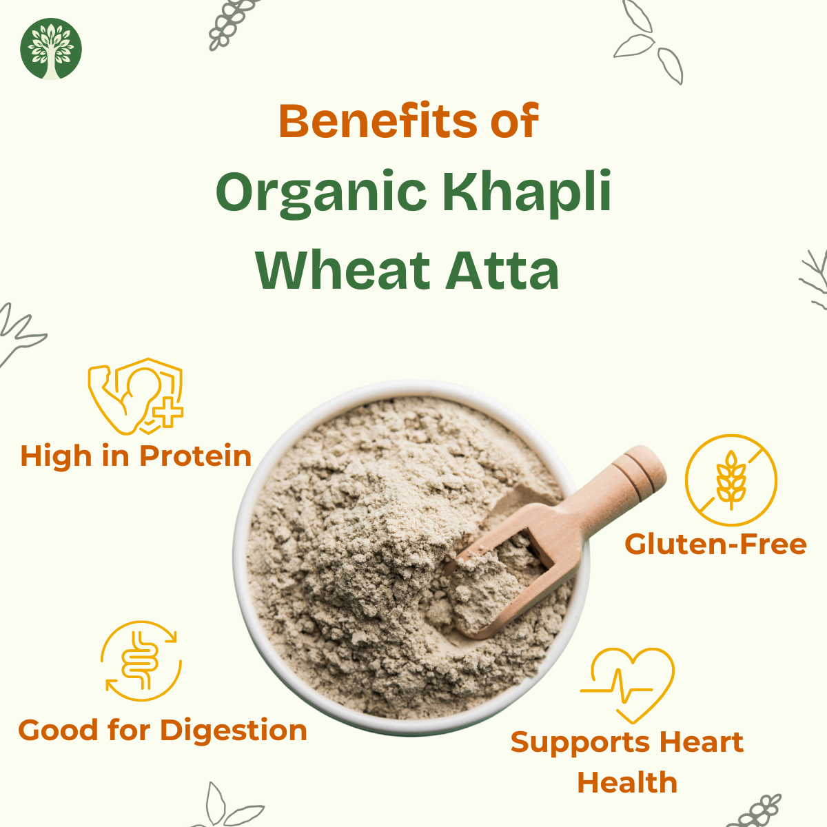 Khapli Wheat Atta (Organic)